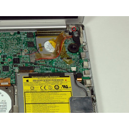 Замена правого динамика PowerBook G4 Aluminium 15 