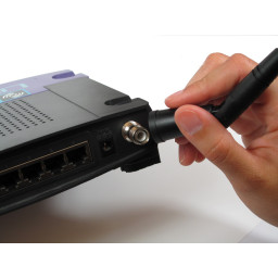 Замена антенны Linksys WRT54GS v2