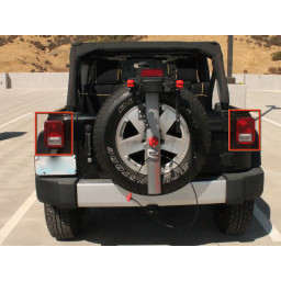 Замена лампочки на заднем сиденье Jeep Wrangler 2007-2012